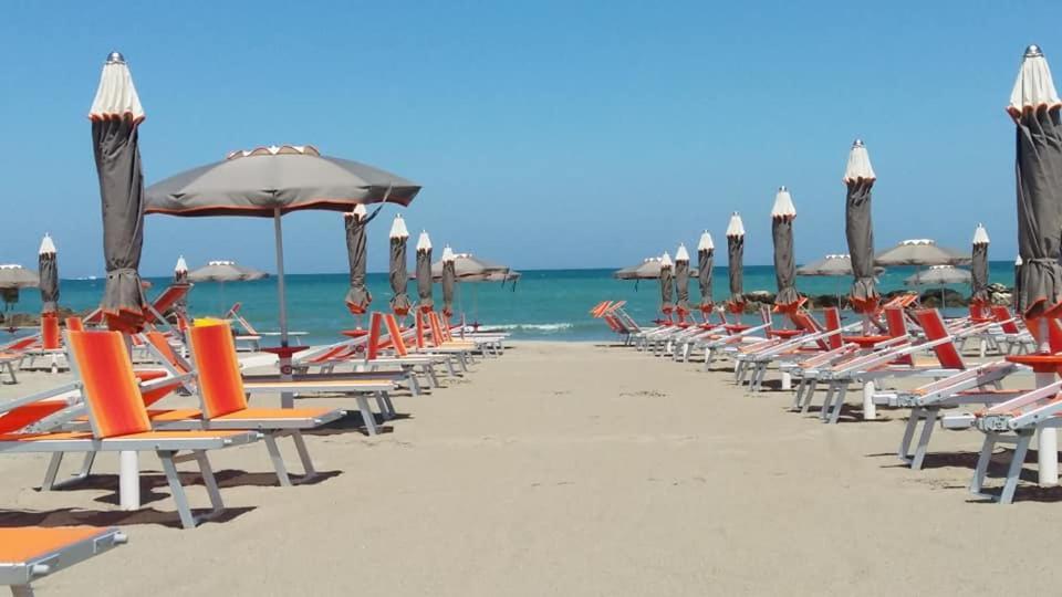 Hotel Bristol - A 30 Mt Dalla Spiaggia ミザーノ・アドリアーティコ エクステリア 写真